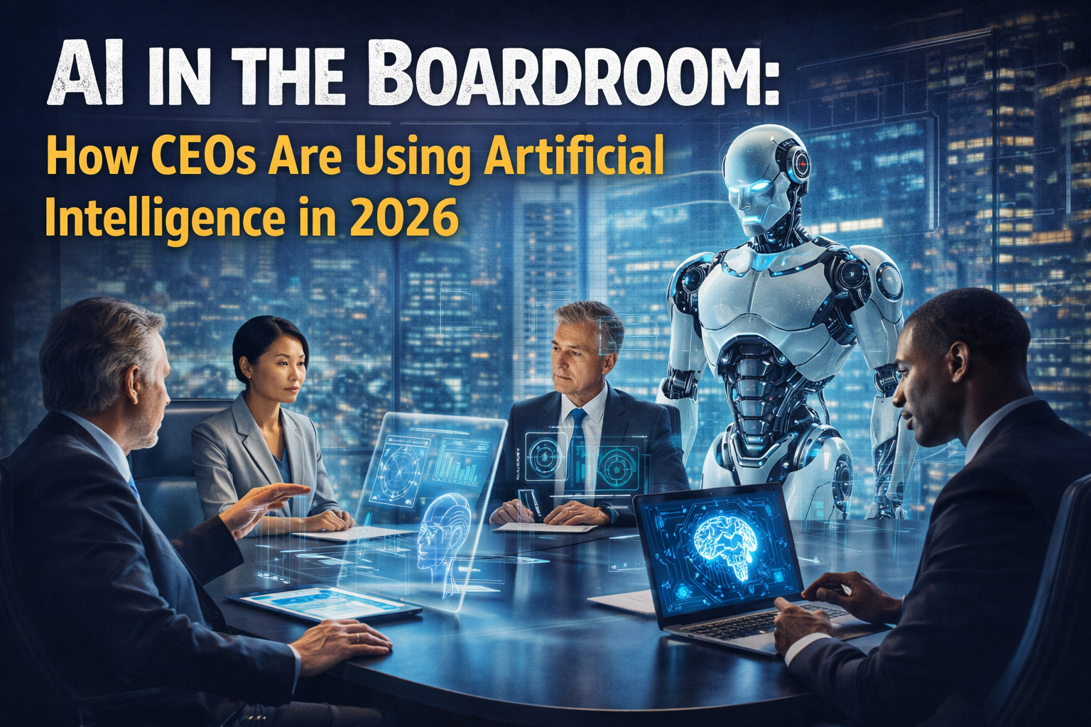 AI in the Boardroom: How CEOs Are Using Artificial Intelligence in 2026
