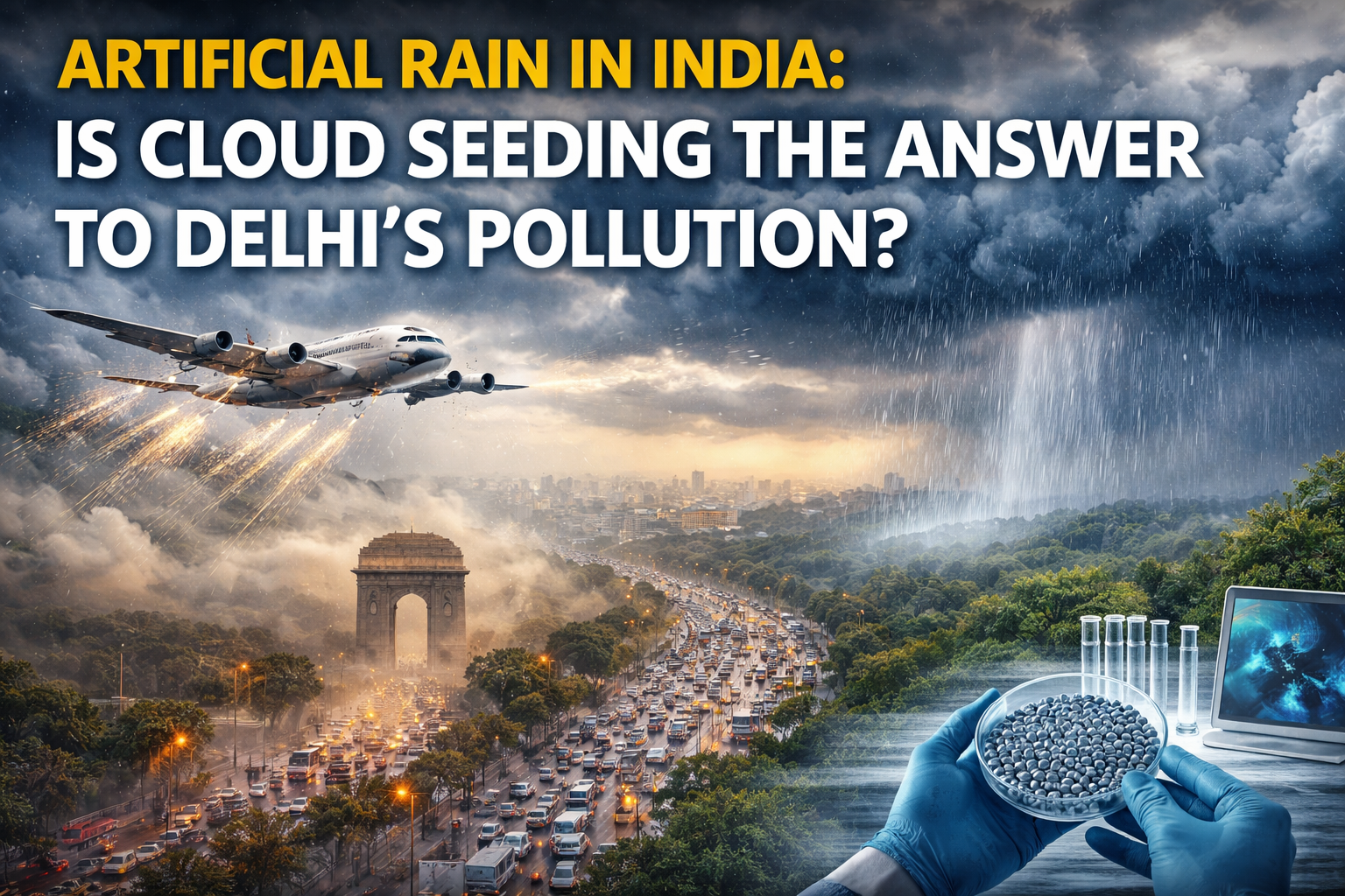 Artificial Rain: How Cloud Seeding Works, Benefits, and Future in India