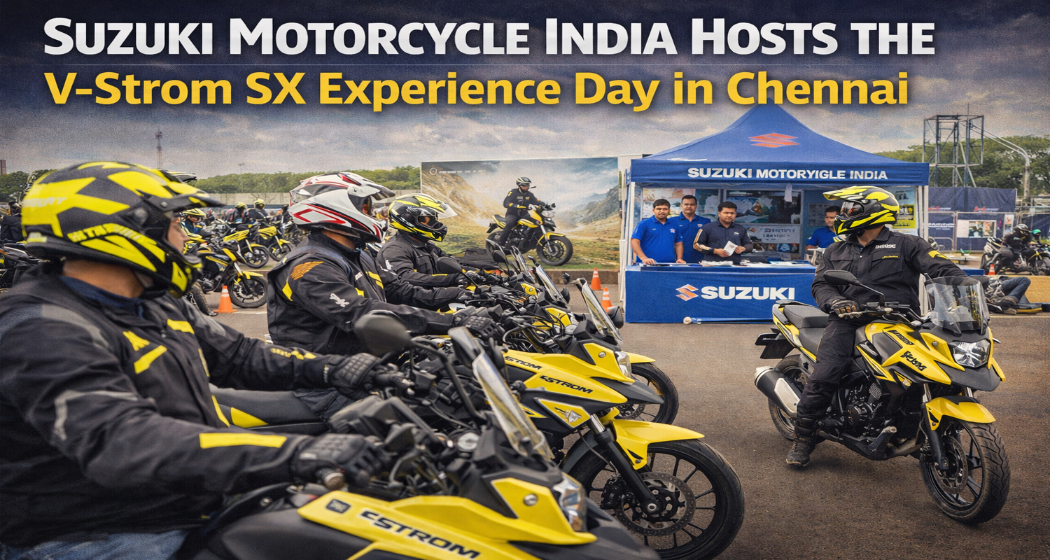 Suzuki V-Strom SX Experience Day Thrills 120 Riders in Chennai