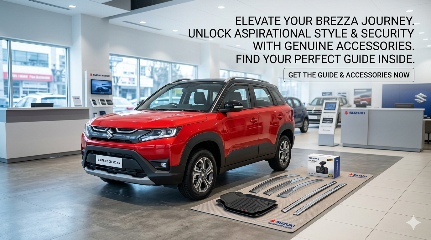 Maruti Suzuki Brezza Accessories 2026: Best Genuine Add-Ons for Your SUV