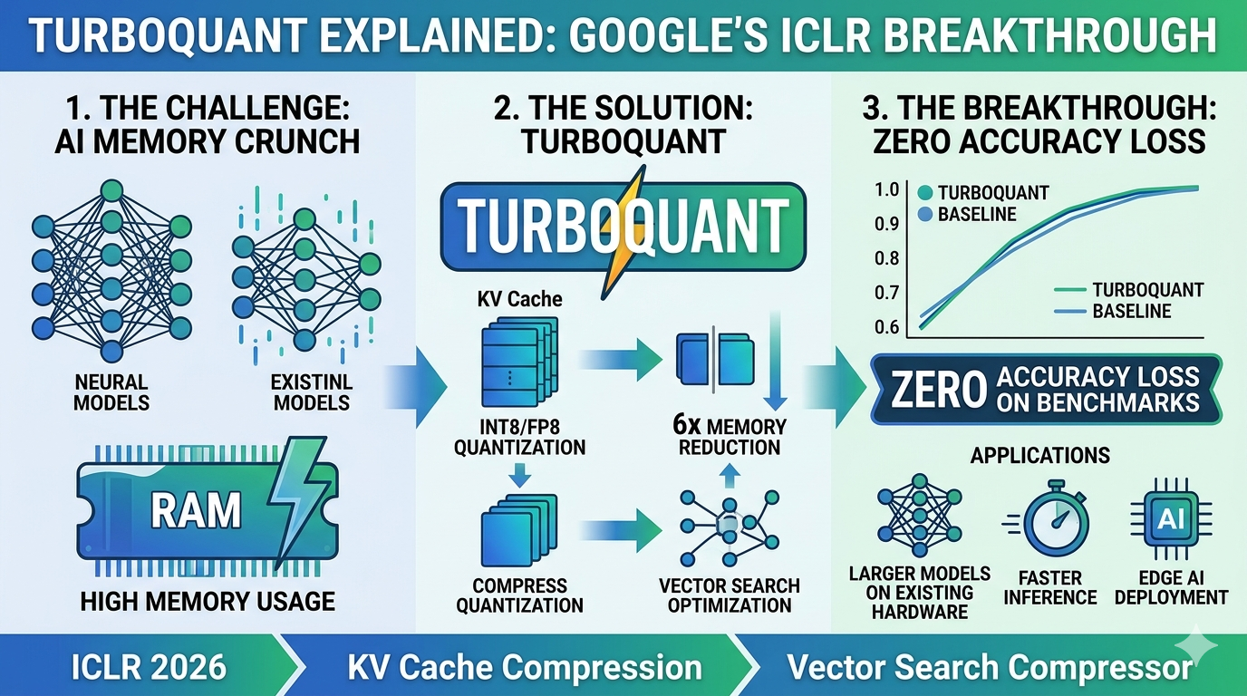 TurboQuant Explained: Google's ICLR Breakthrough That Cuts AI Memory by 6x With Zero Accuracy Loss