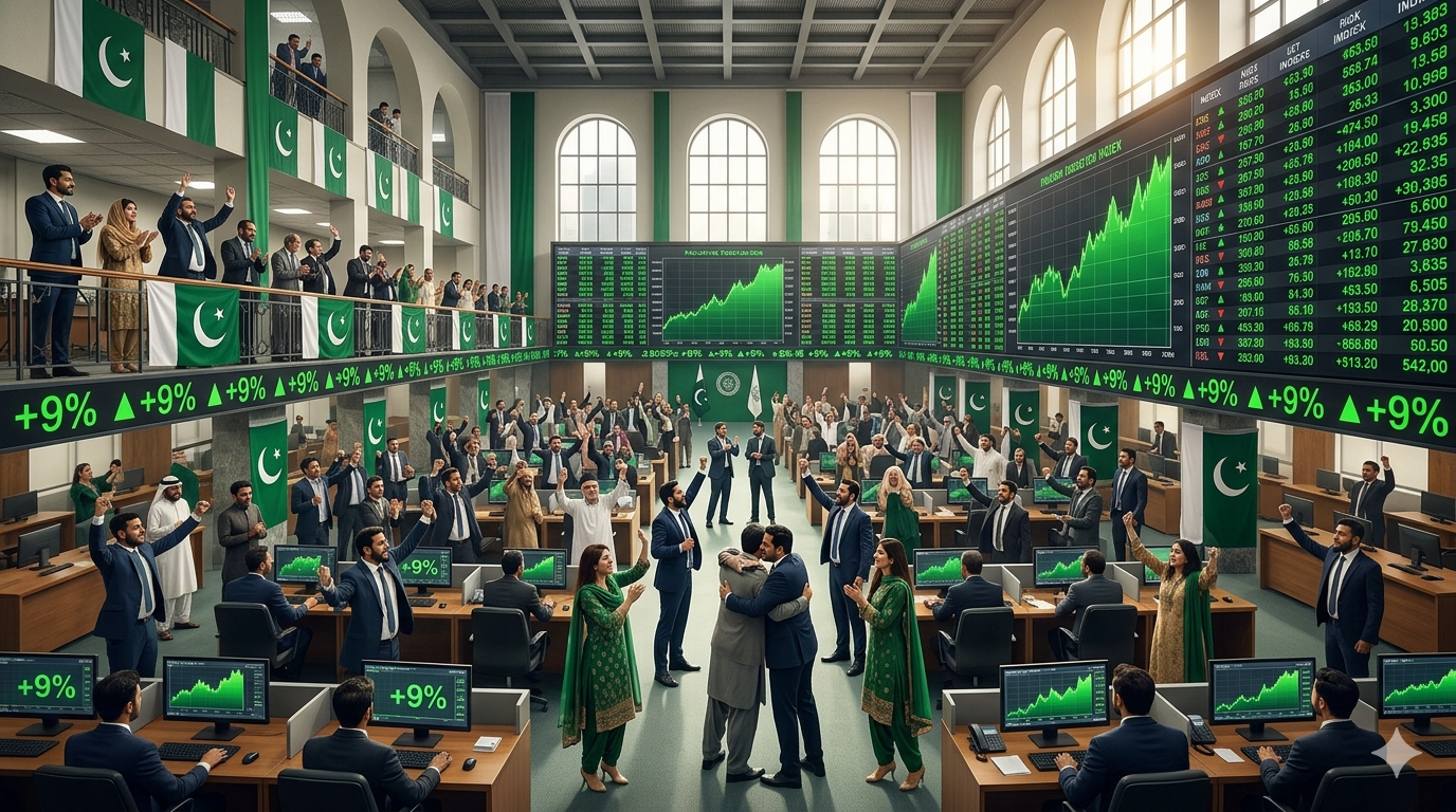 Pakistan Stock Exchange 2026: Historic KSE-100 Rally After US-Iran Ceasefire — Full Analysis