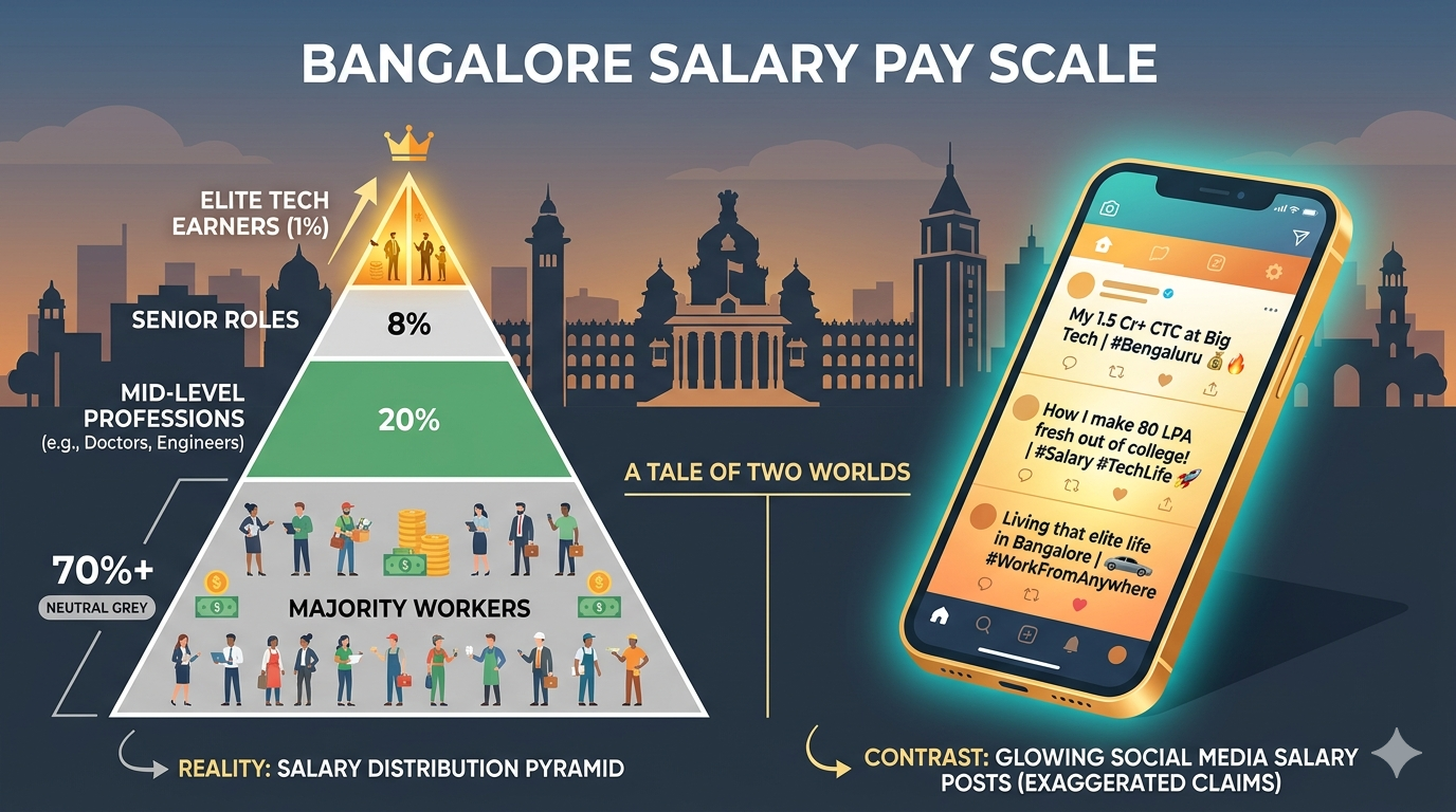 Entrepreneur Explains Bengaluru Salary Gap: Why ₹70 LPA Feels Common But Isn't