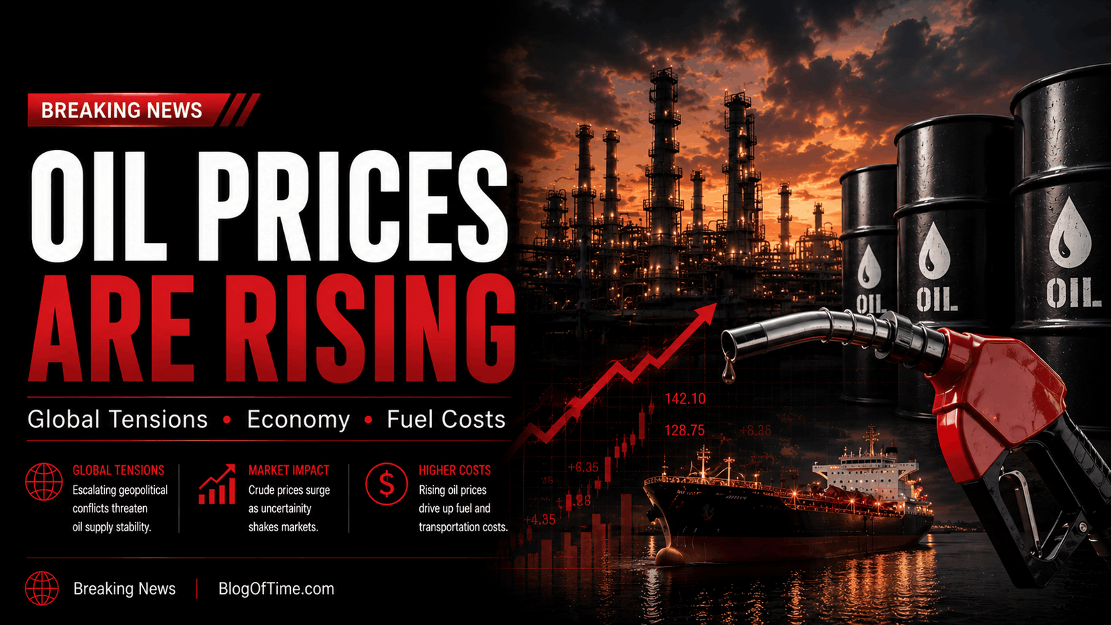 Oil Prices Rise Amid Global Tensions: What It Means for Consumers and Businesses