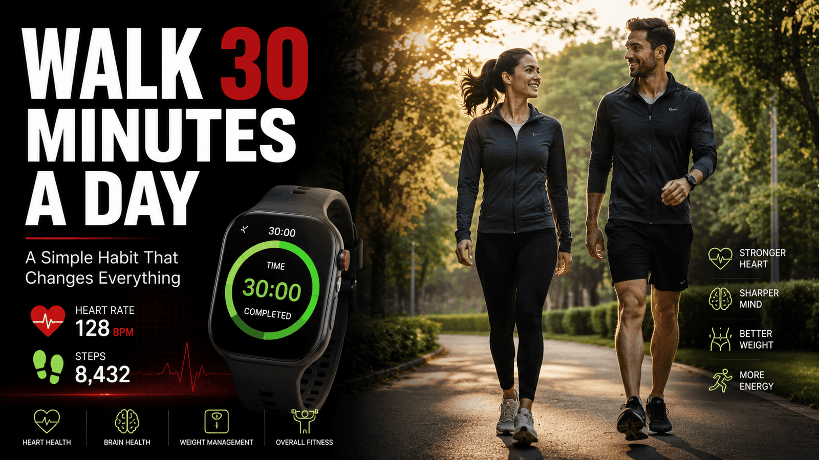 Why Walking Just 30 Minutes a Day Can Transform Your Health
