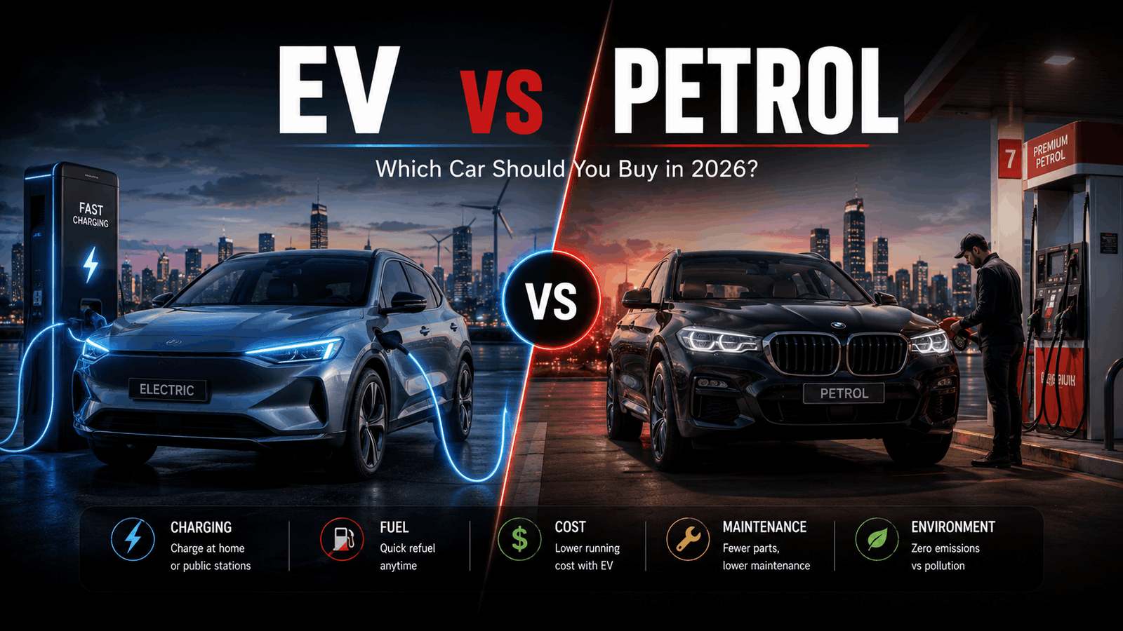 Electric Vehicles vs Petrol Cars: Which One Should You Buy in 2026?