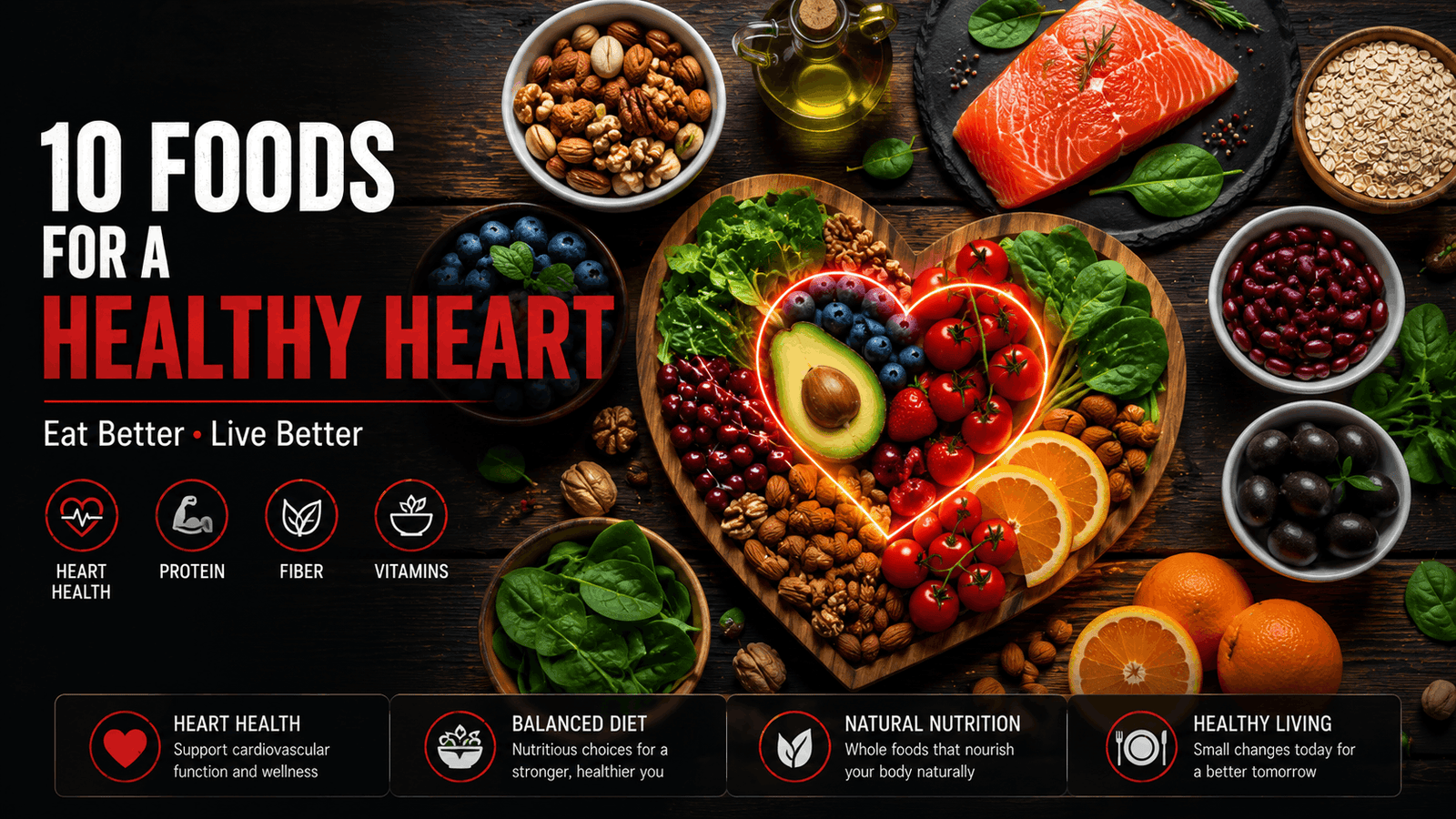 10 Foods That Naturally Support Heart Health