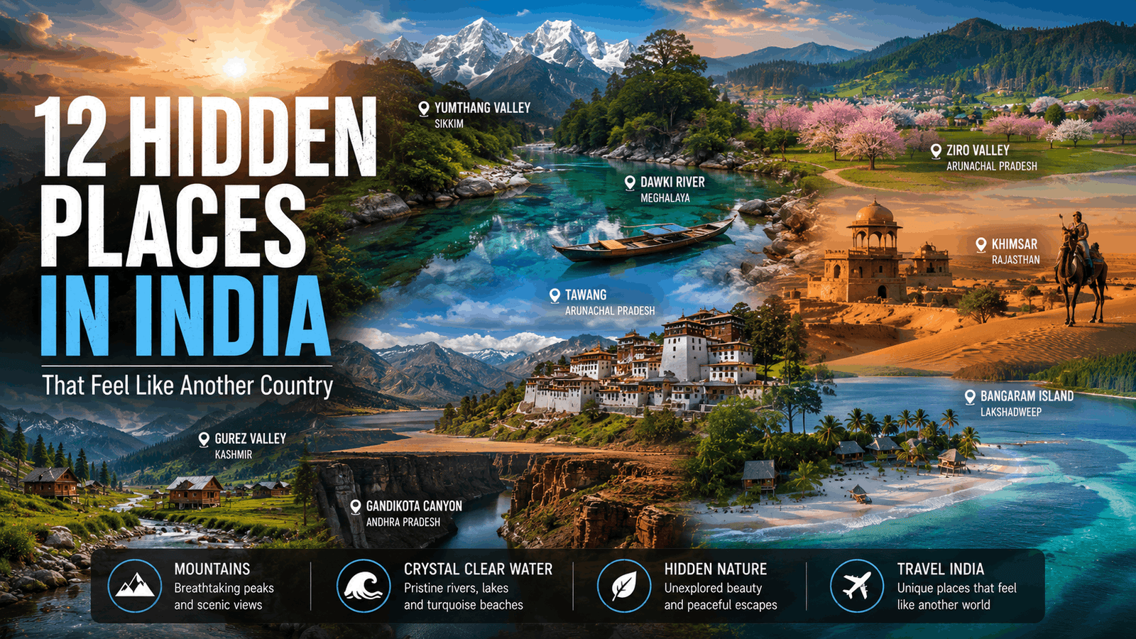 12 Hidden Places in India That Feel Like Another Country