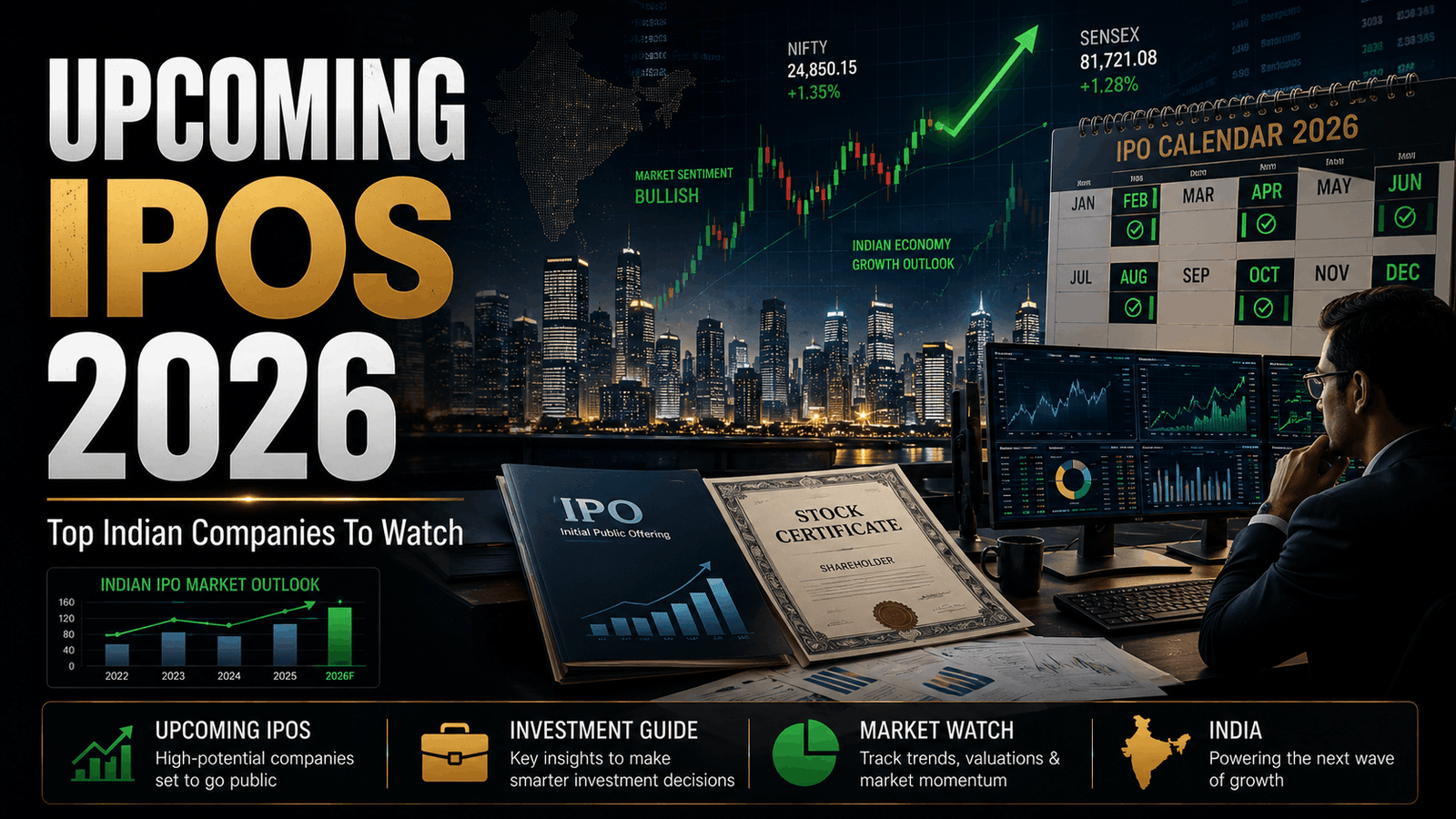 Upcoming IPOs in India to Watch in 2026: Opportunities, Risks & Key Details