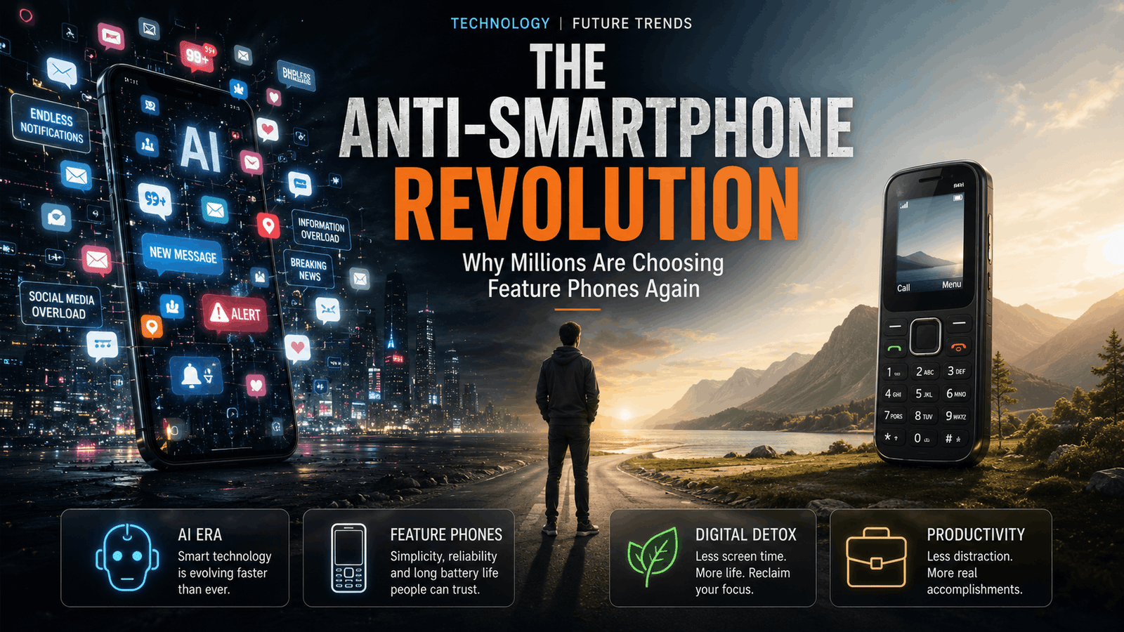 The Anti-Smartphone Revolution: Why Millions Are Switching Back to Feature Phones in the AI Era