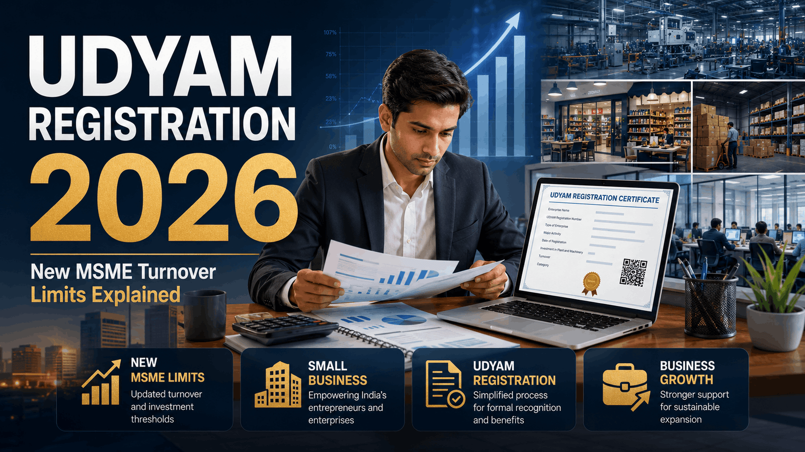 Udyam Registration 2026: New MSME Turnover Limits Every Small Business Owner Should Know